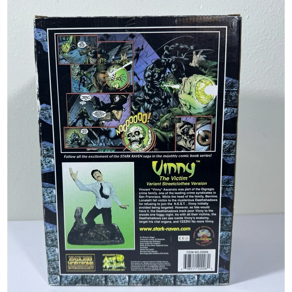 Stark Raven Vinny the Victim Variant Street‎ Clothes Series 1 New DMG Box